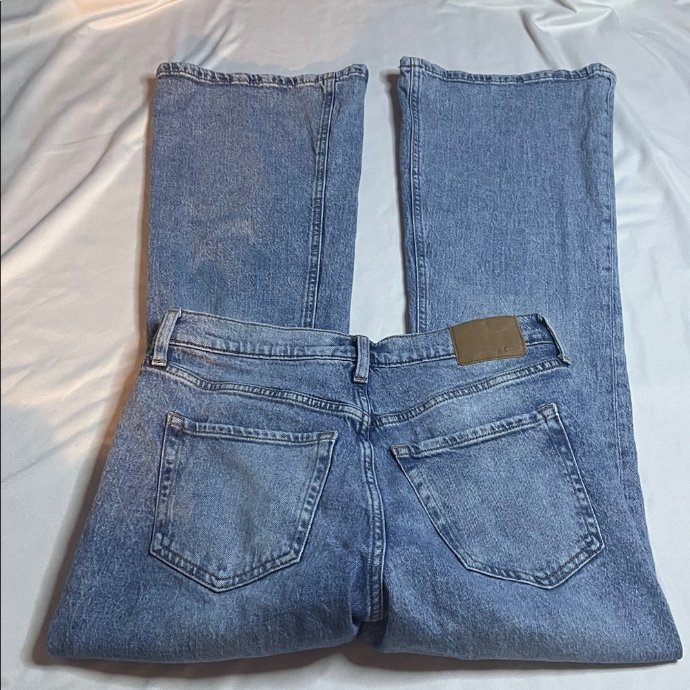 Aeropostale Distressed High Rise Flare Jeans - Picture 10 of 11